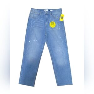 Black Daisy Hi-rise Straight Crop Size Juniors 11